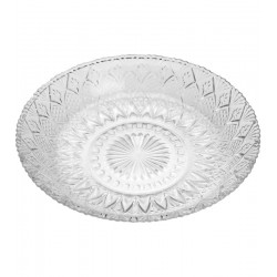 Prato 30cm Para Bolo, Torta E Pudim De Vidro King